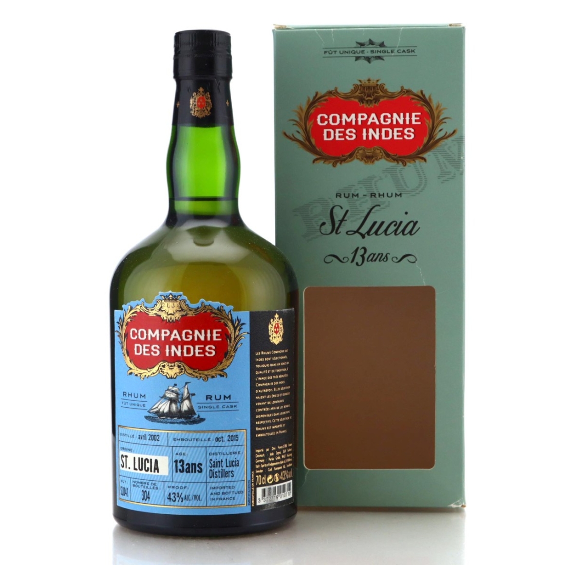 Image for St. Lucia 2002 Compagne des Indes 13 Year Old