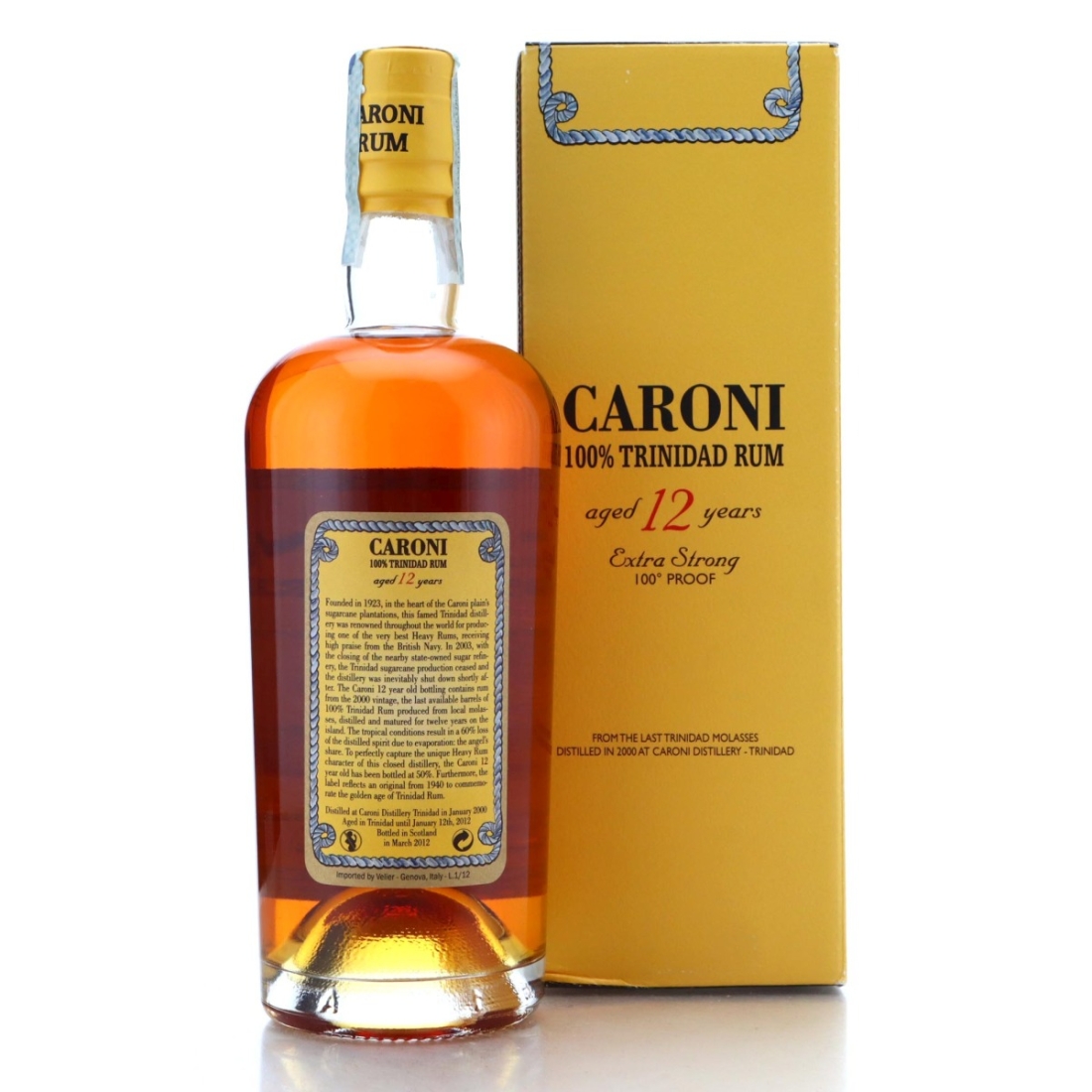Image for Caroni 2000 100% Trinidad Rum 12 Year Old