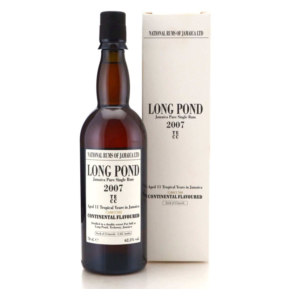 Image for Long Pond TECC 2007 Continental Flavoured 11 Year Old