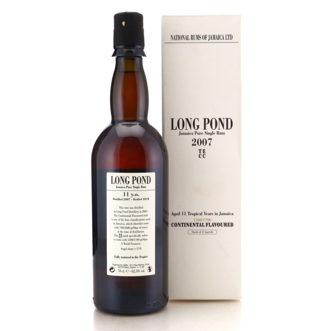 Image for Long Pond TECC 2007 Continental Flavoured 11 Year Old