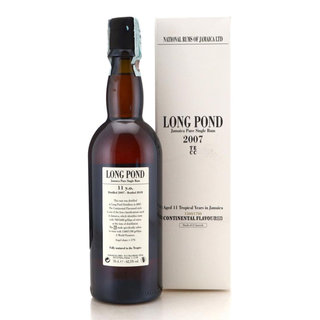 Image for Long Pond TECC 2007 Continental Flavoured 11 Year Old