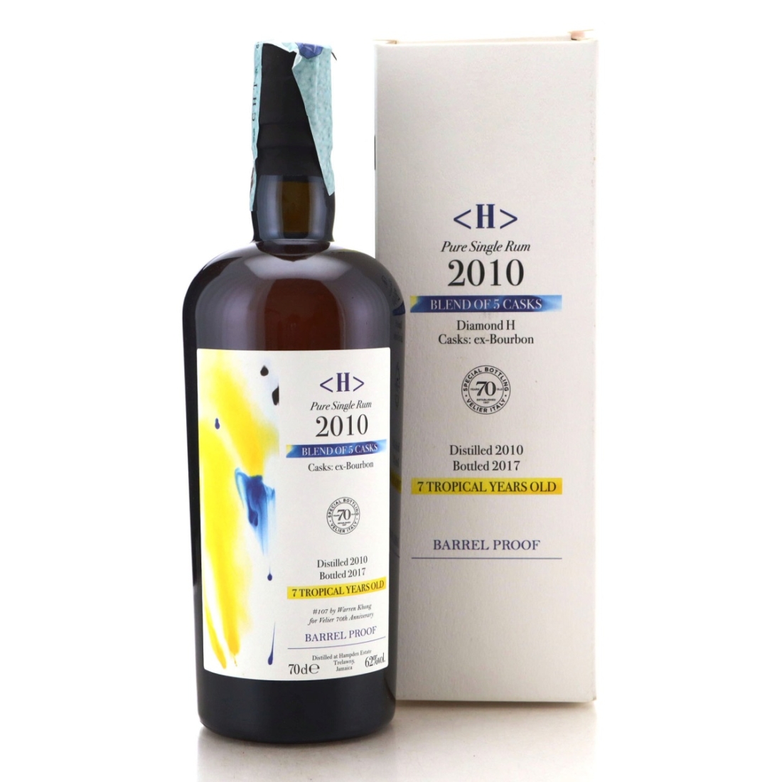Image for Hampden <H> 2010 Blend of 5 Casks 7 Year Old - #107 by Warren Khong