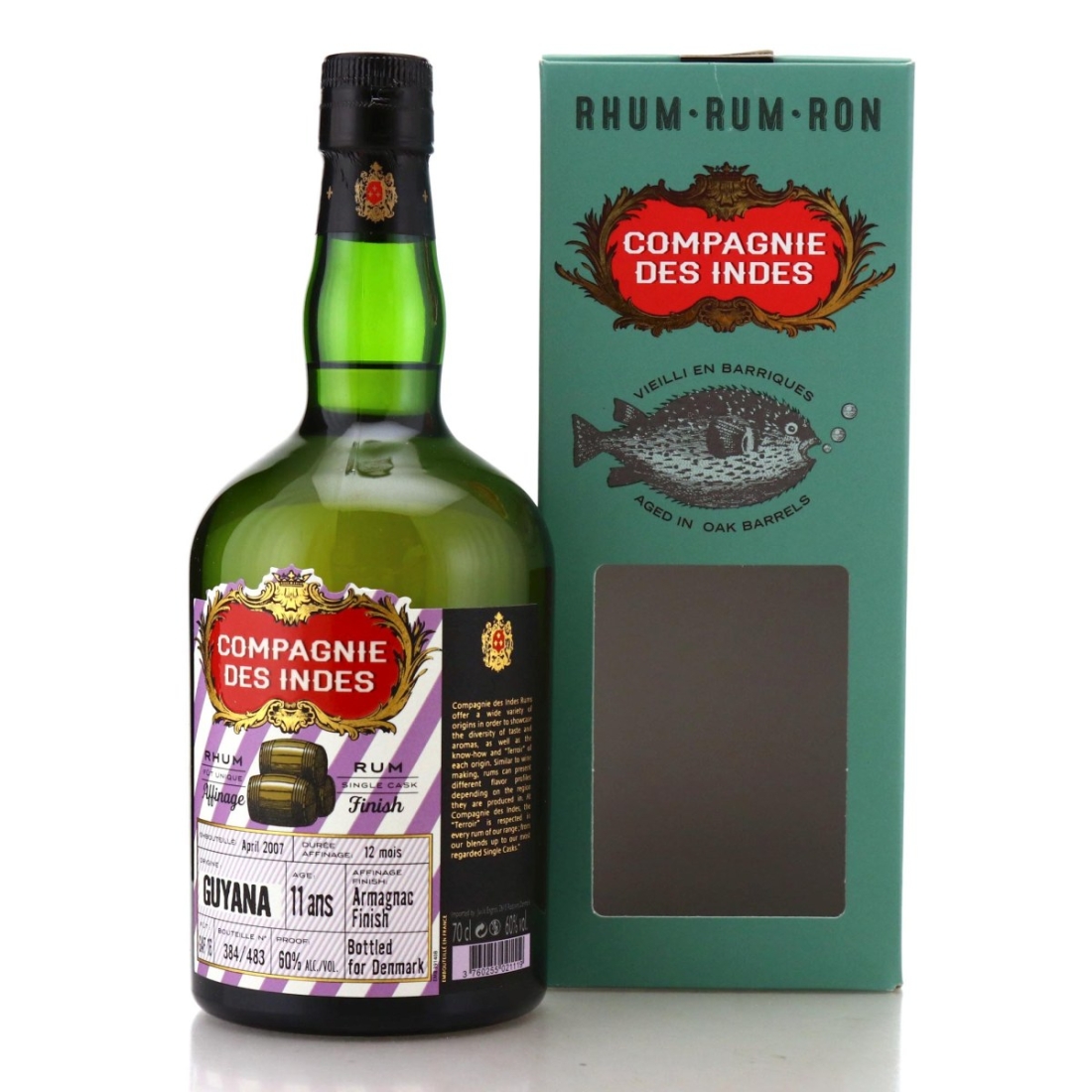 Image for Guyana Rum 2007 Armagnac Finish 11 Year Old