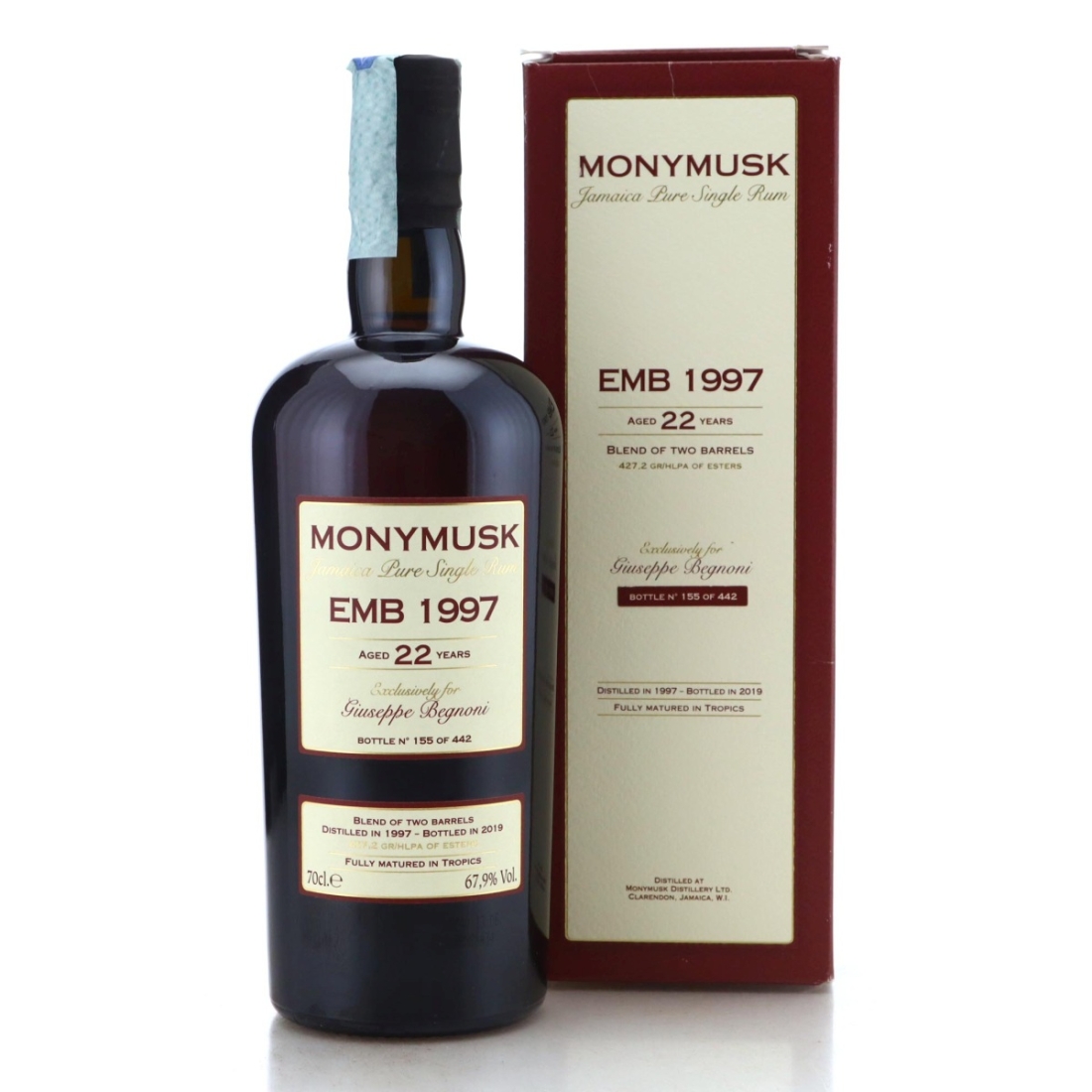 Image for Monymusk EMB 1997 Blend of Two Barrels 22 Year Old