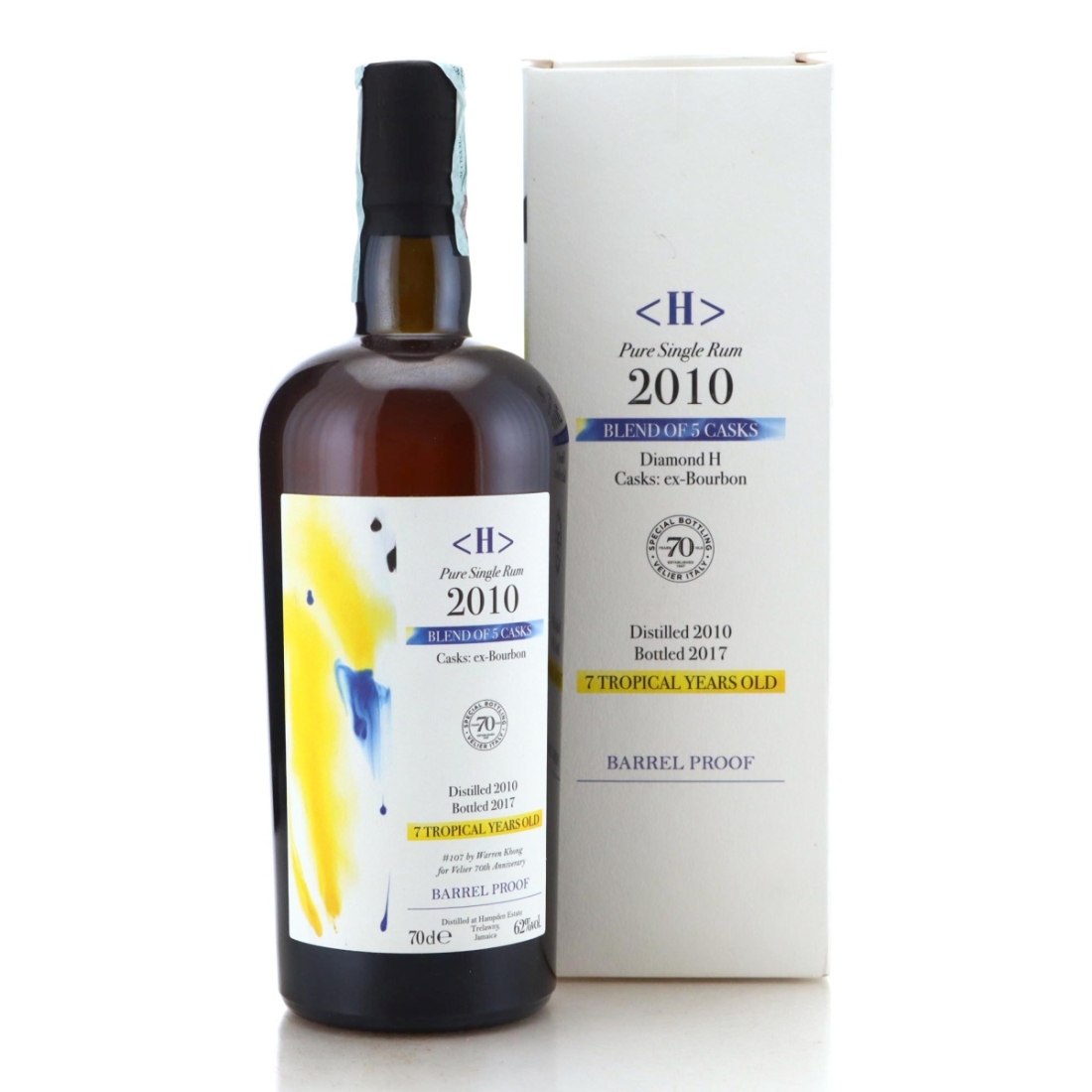 Image for Hampden <H> 2010 Blend of 5 Casks 7 Year Old - #107 by Warren Khong