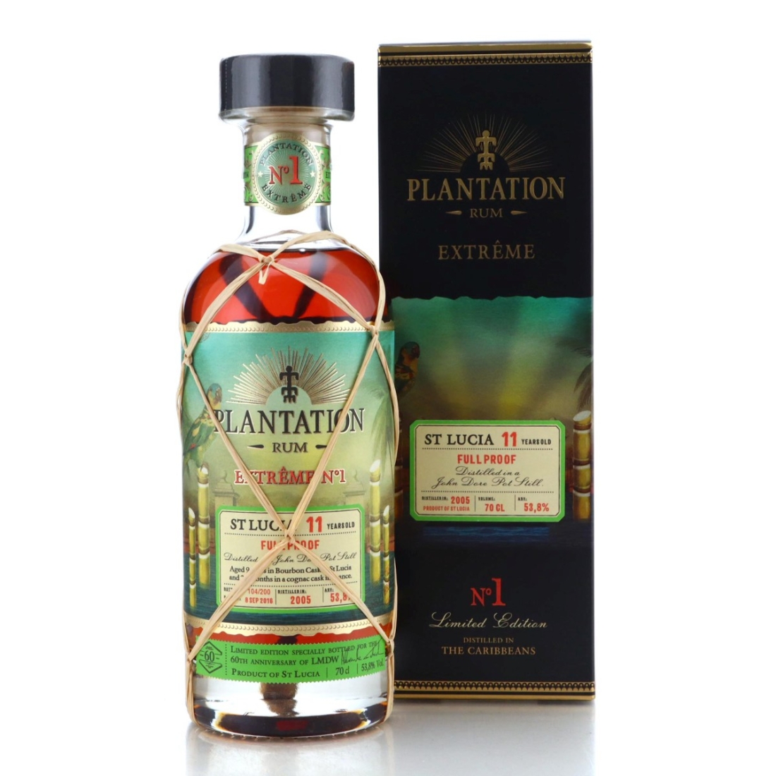 Image for St Lucia 2005 Plantation Extrême No.1 11 Year Old - 60th Anniversary