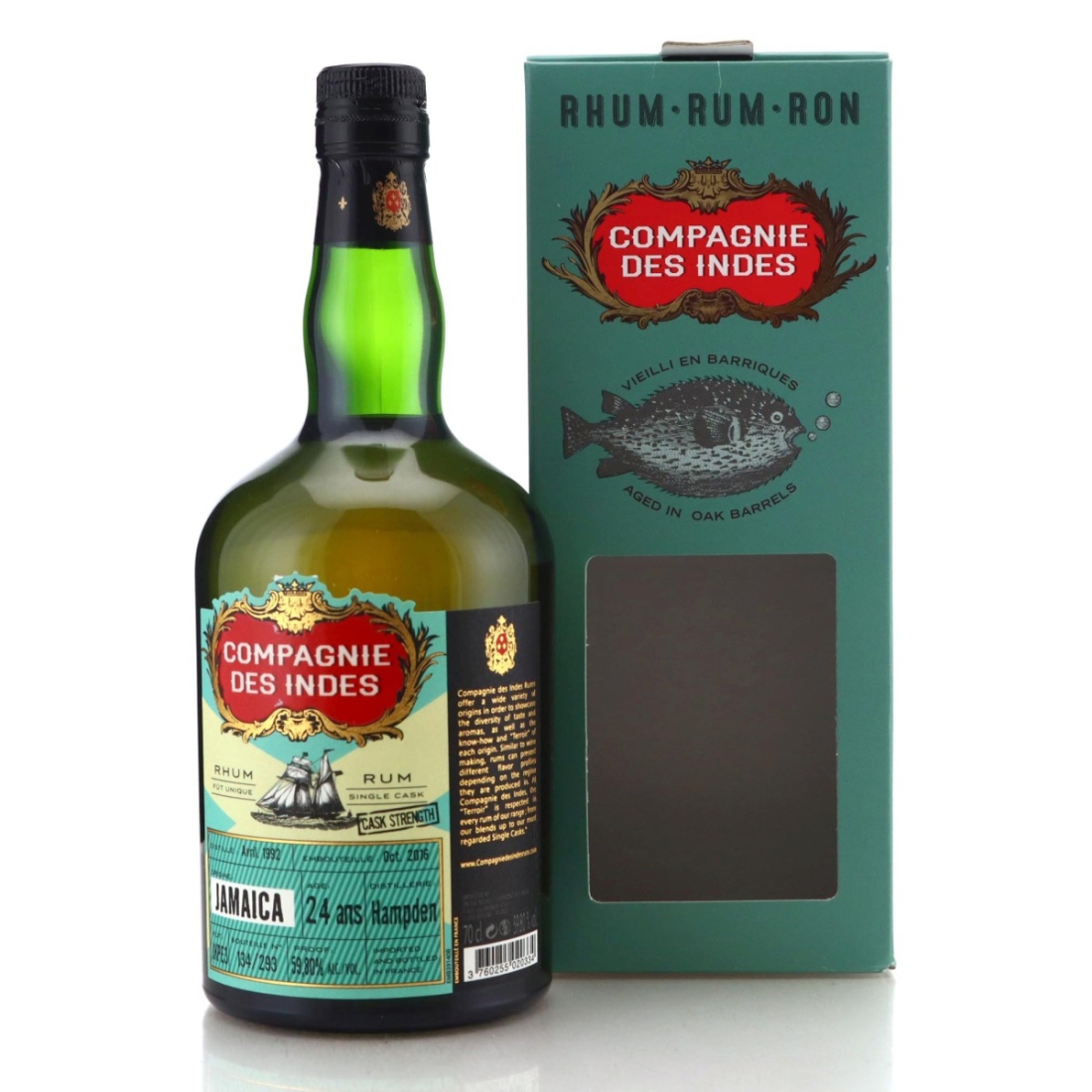 Image for Hampden 1992 24 Year Old