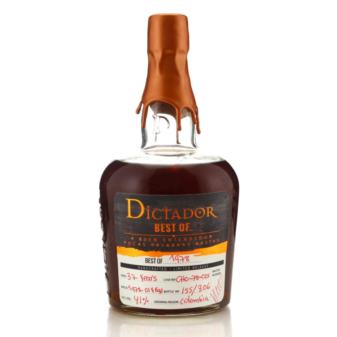 Image for Dictador Best of 1978 37 Year Old - Batch #014691