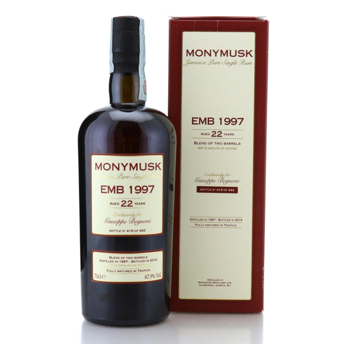 Image for Monymusk EMB 1997 Blend of Two Barrels 22 Year Old