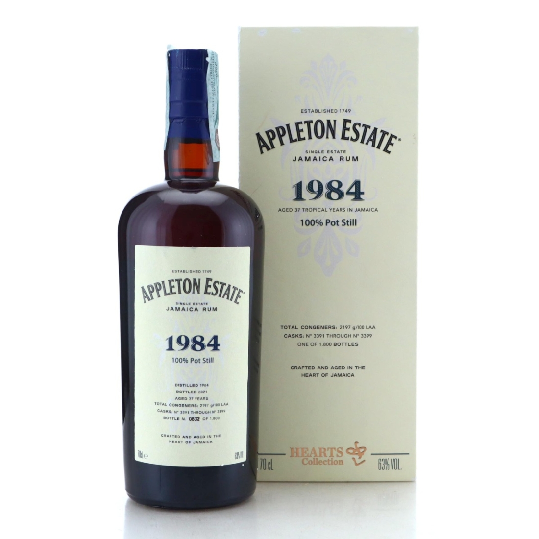 Image for Appleton Estate 1984 Hearts Collection 37 Year Old