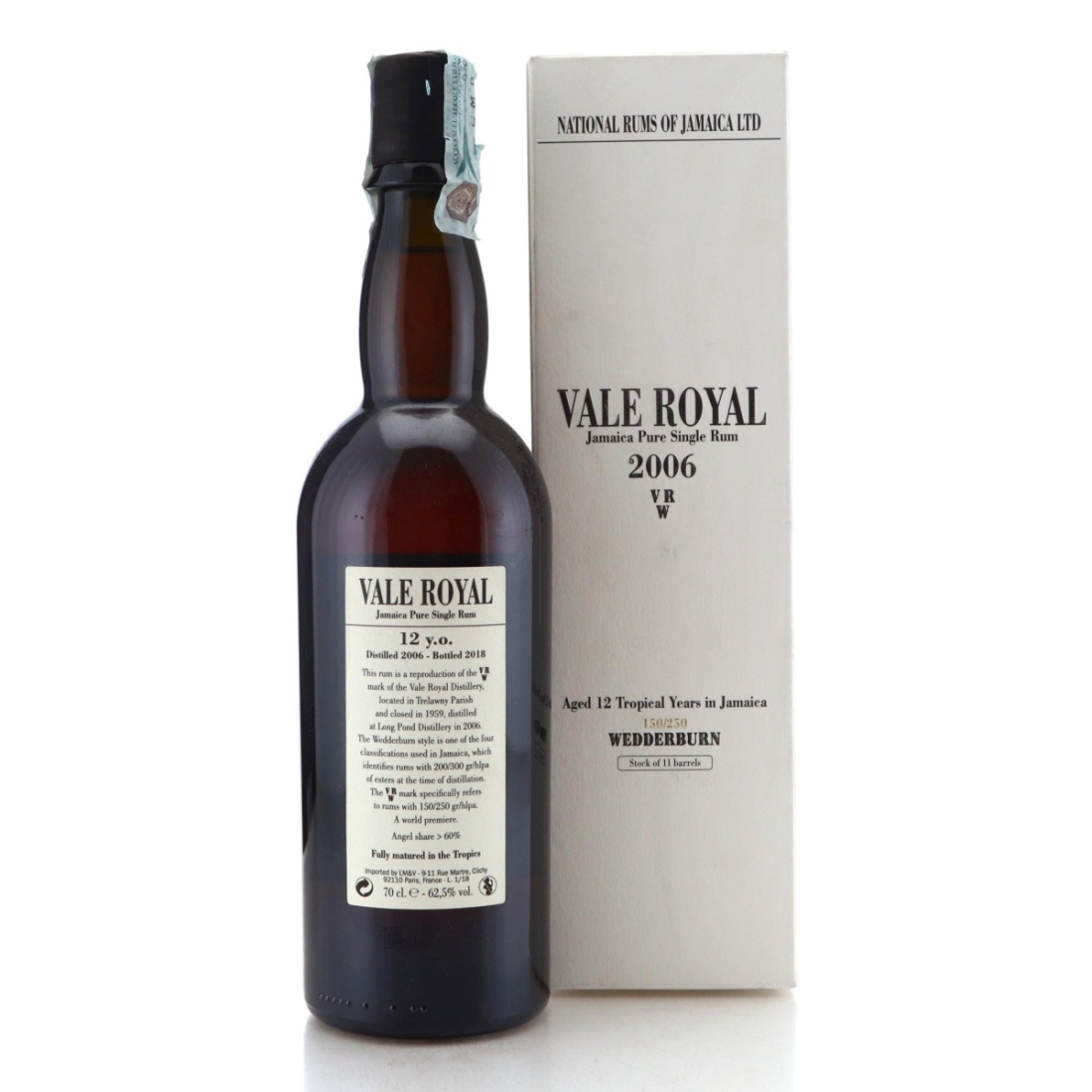 Image for Long Pond Vale Royal VRW 2006 Wedderburn 12 Year Old