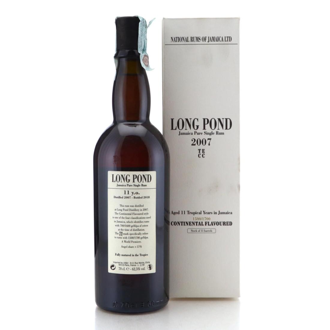 Image for Long Pond TECC 2007 Continental Flavoured 11 Year Old