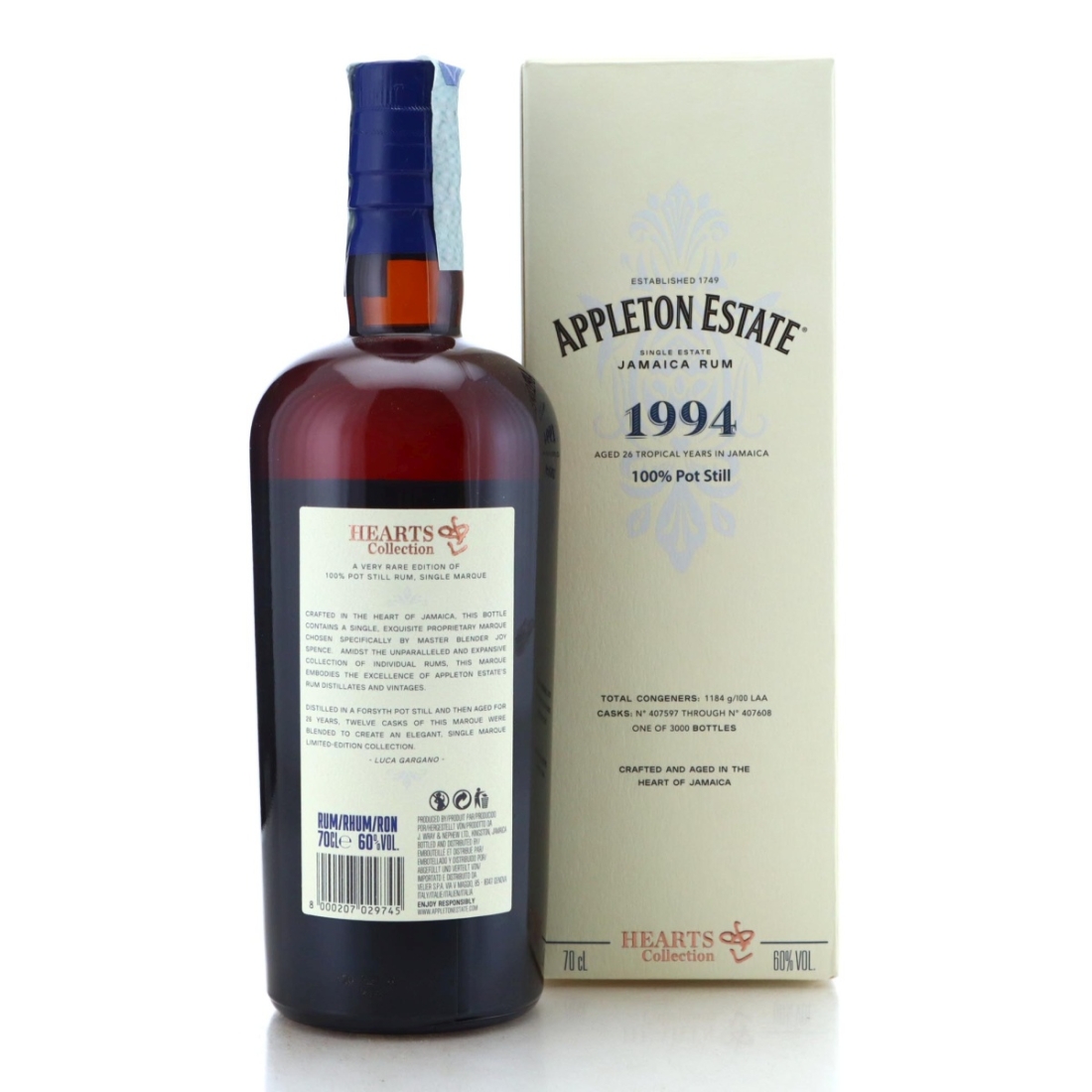Image for Appleton Estate 1994 Hearts Collection 26 Year Old