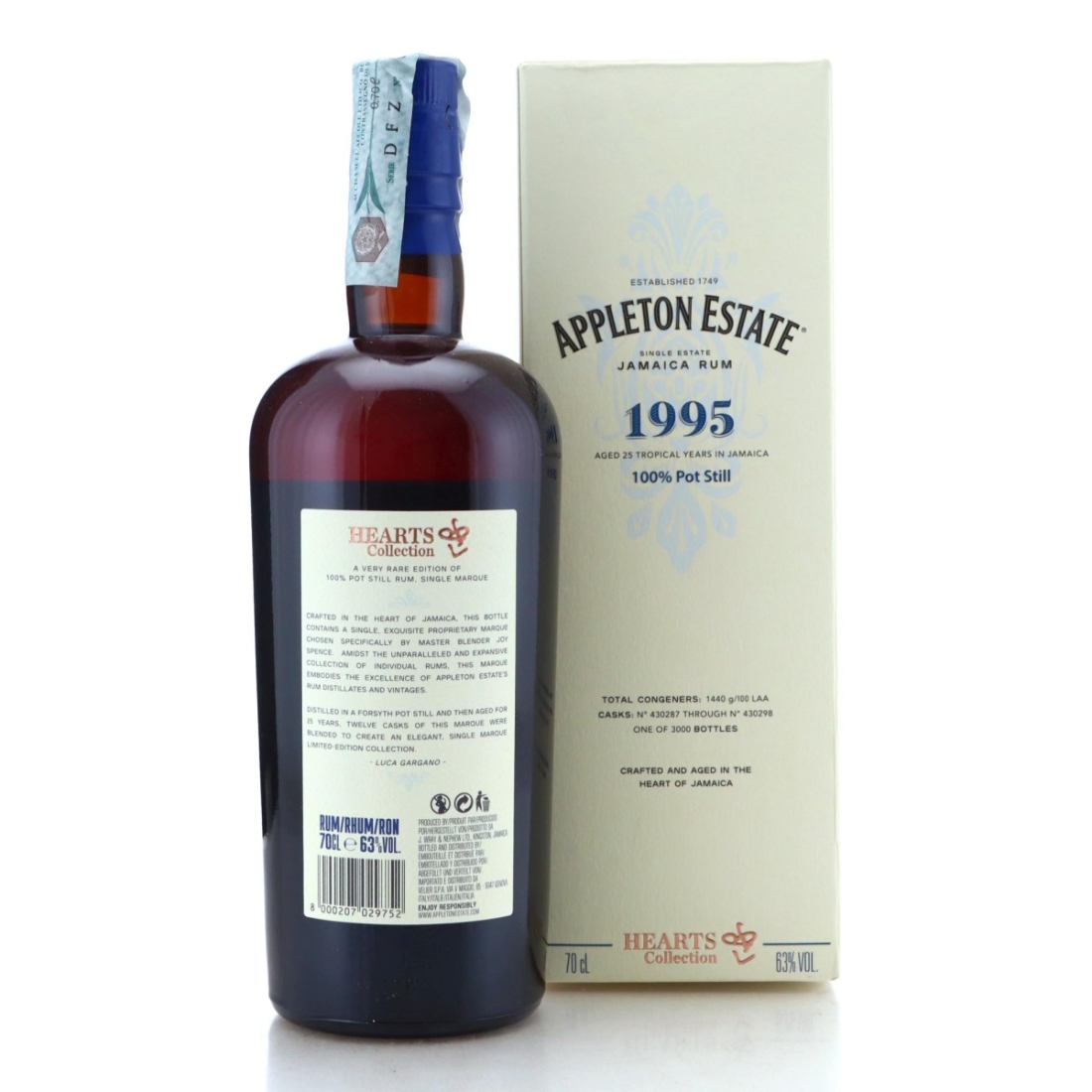 Image for Appleton Estate 1995 Hearts Collection 25 Year Old