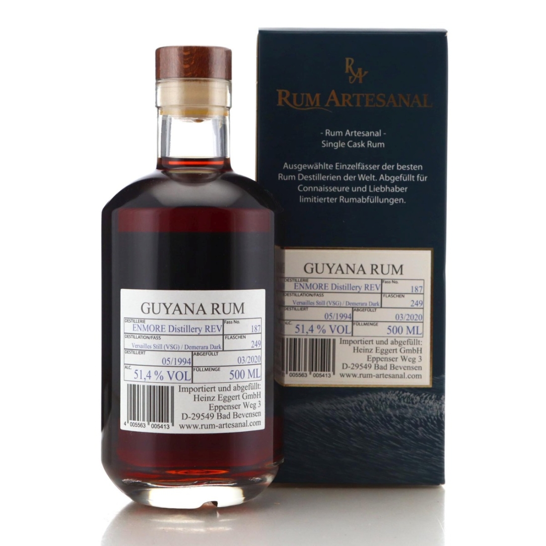 Image for Enmore VSG 1994 Rum Artesanal Guyana Rum