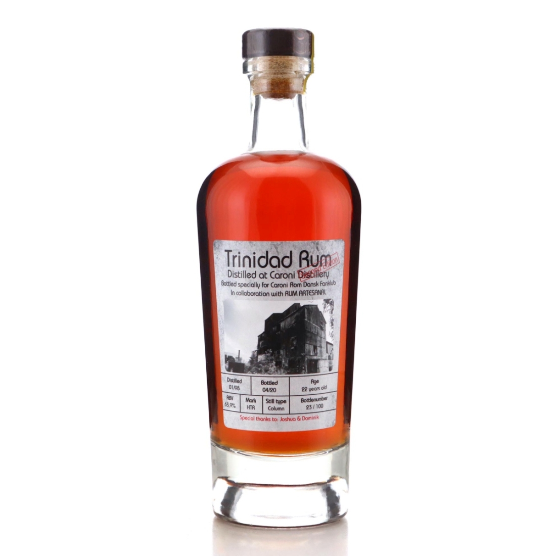 Image for Caroni HTR 1998 Second Edition 22 Year Old