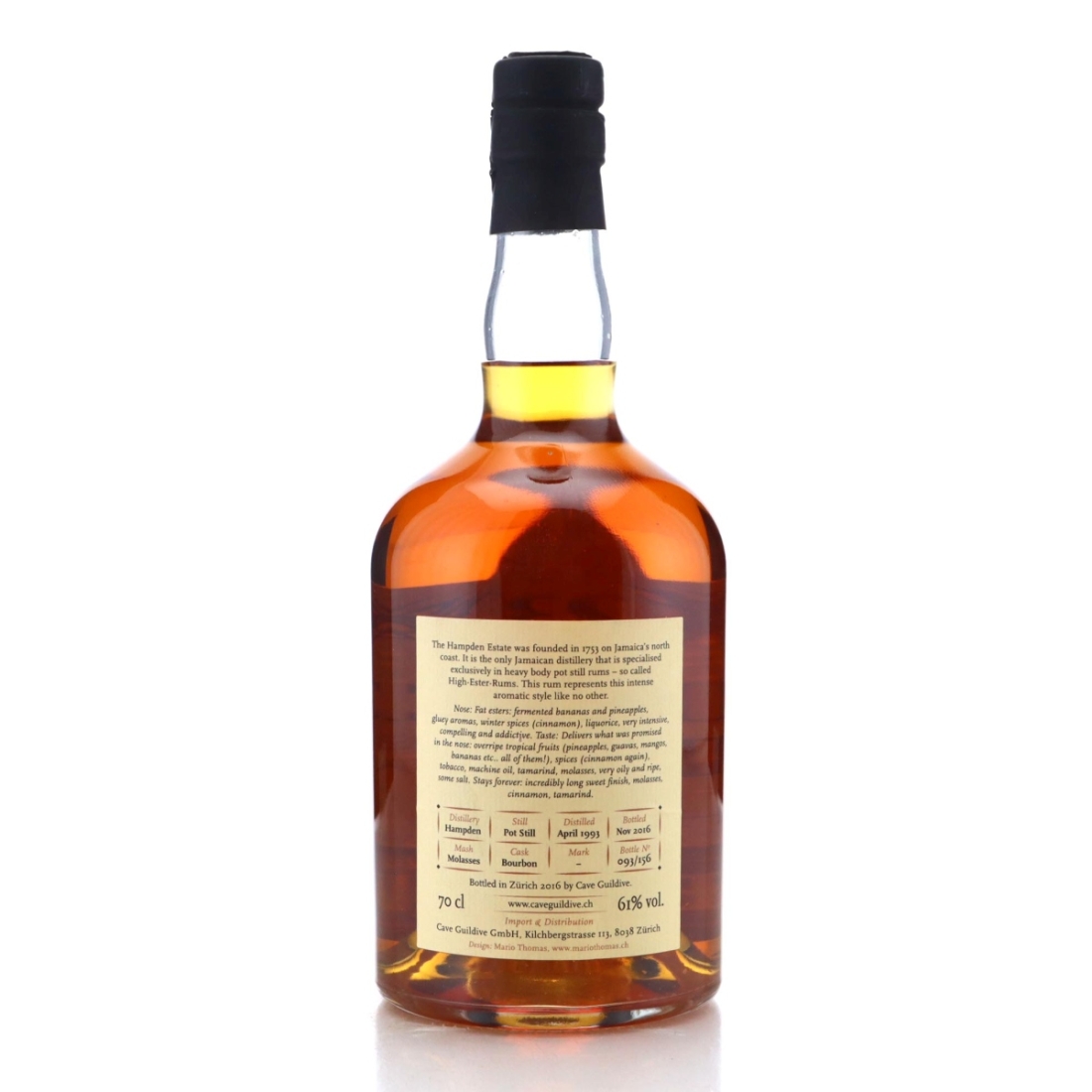 Image for Hampden 1993 23 Year Old