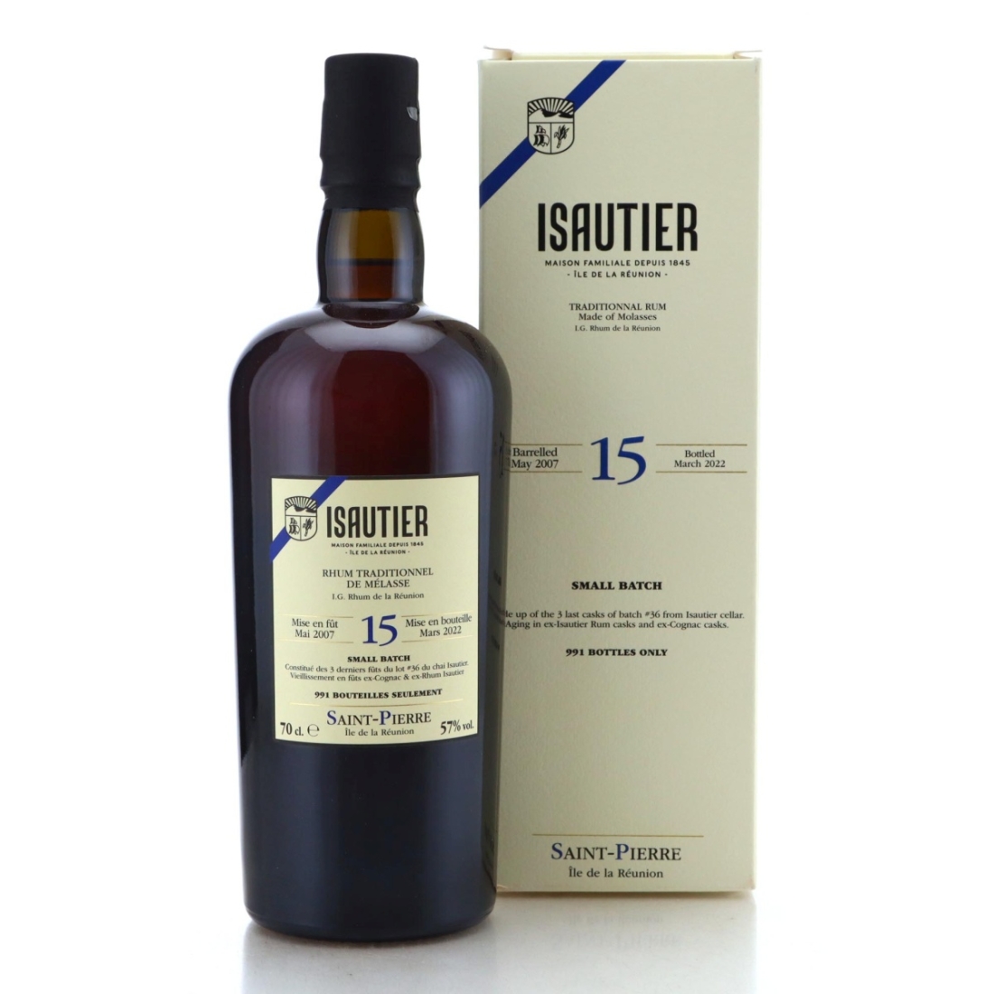 Image for Isautier 2007 Small Batch 15 Year Old Lot #36