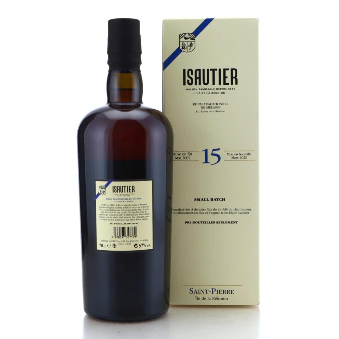 Image for Isautier 2007 Small Batch 15 Year Old Lot #36
