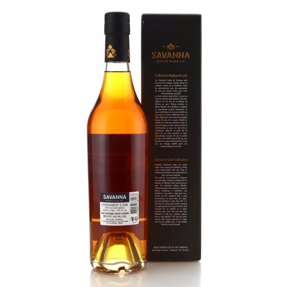 Image for Savanna Unshared Cask 6 Year Old Rhum Traditionnel