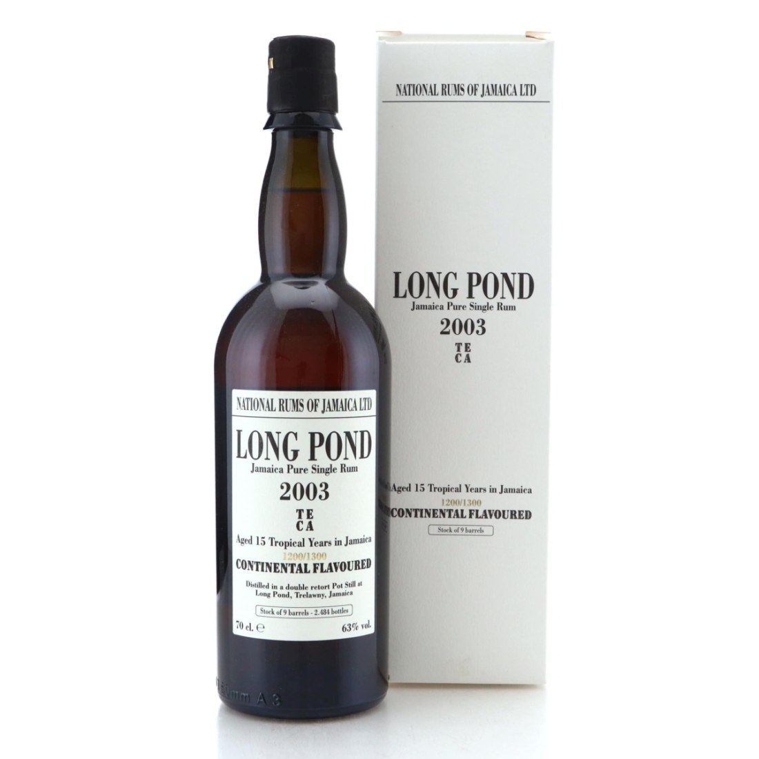 Image for Long Pond TECA 2003 Continental Flavoured 15 Year Old