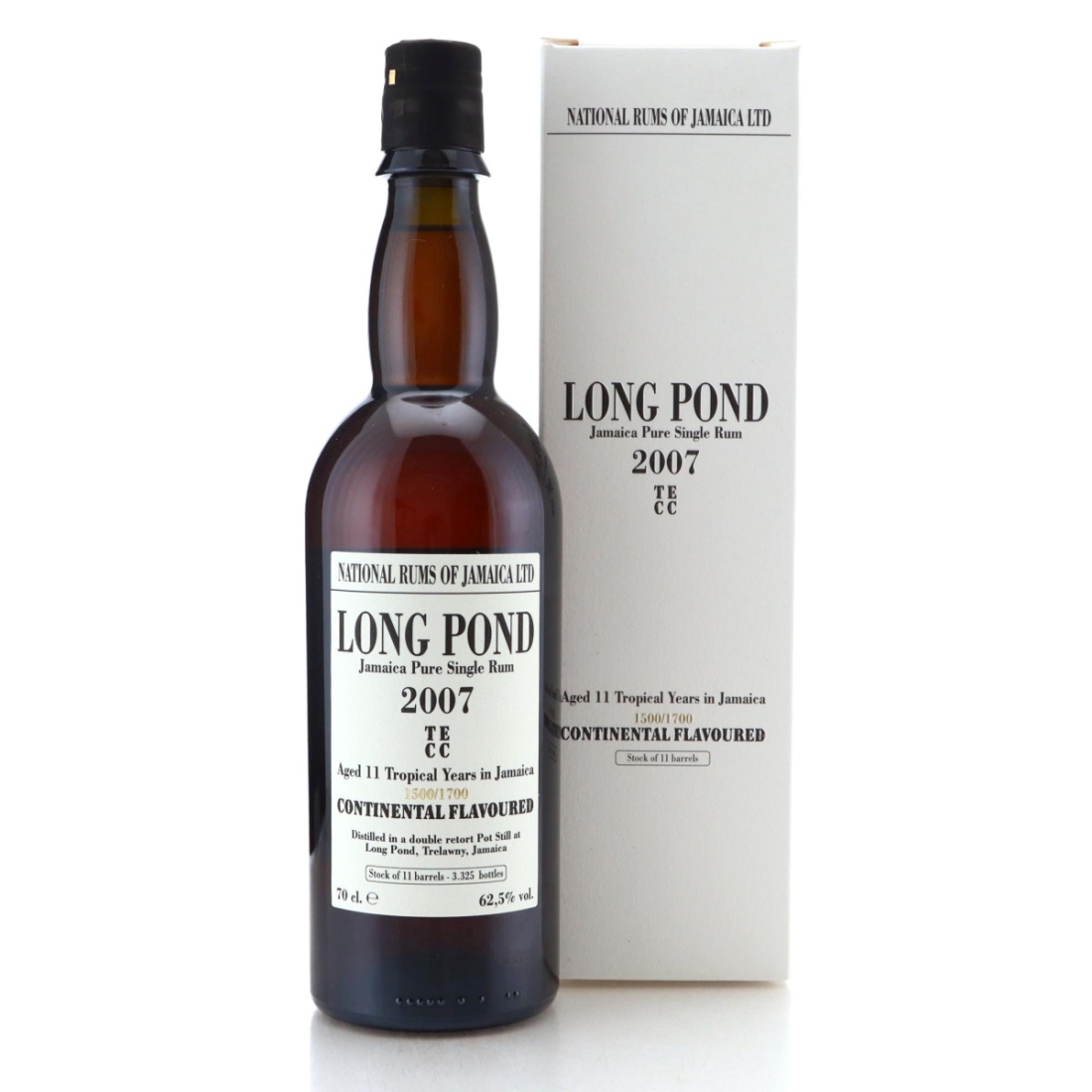 Image for Long Pond TECC 2007 Continental Flavoured 11 Year Old