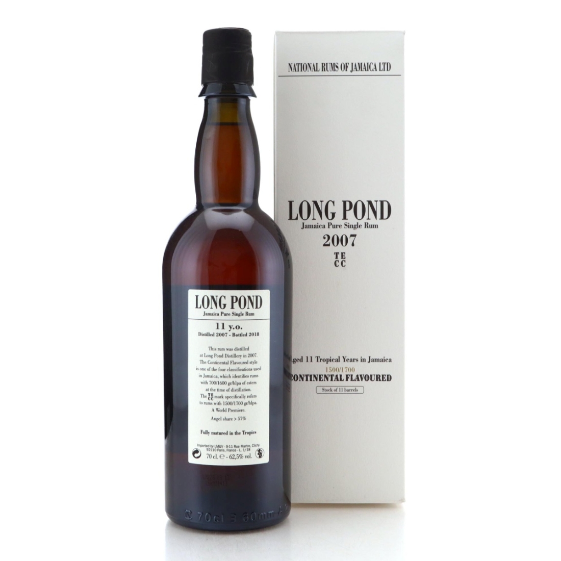 Image for Long Pond TECC 2007 Continental Flavoured 11 Year Old