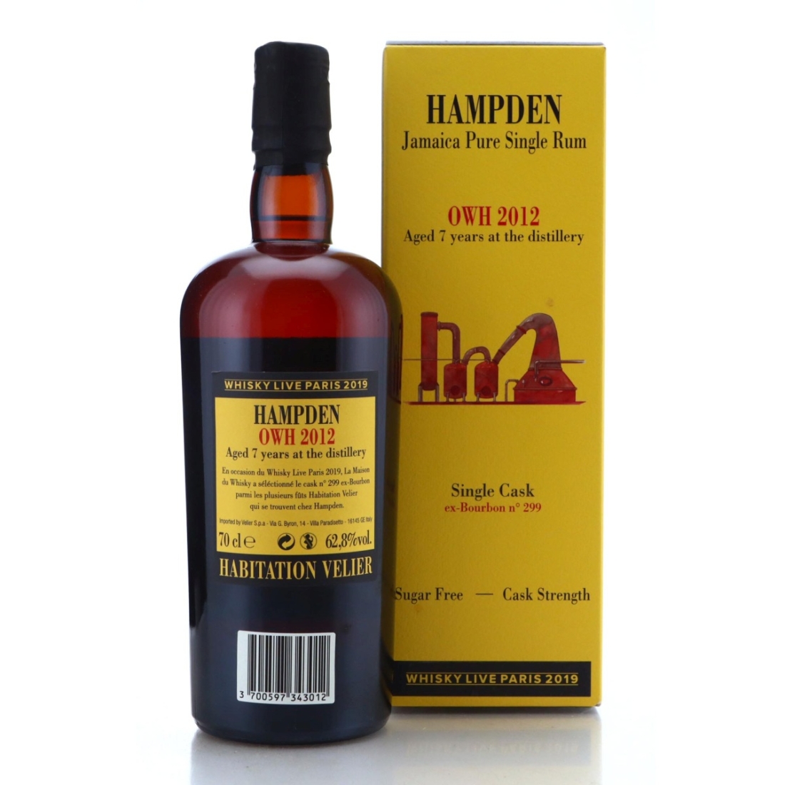 Image for Hampden OWH 2012 Habitation Velier 7 Year Old Single Cask