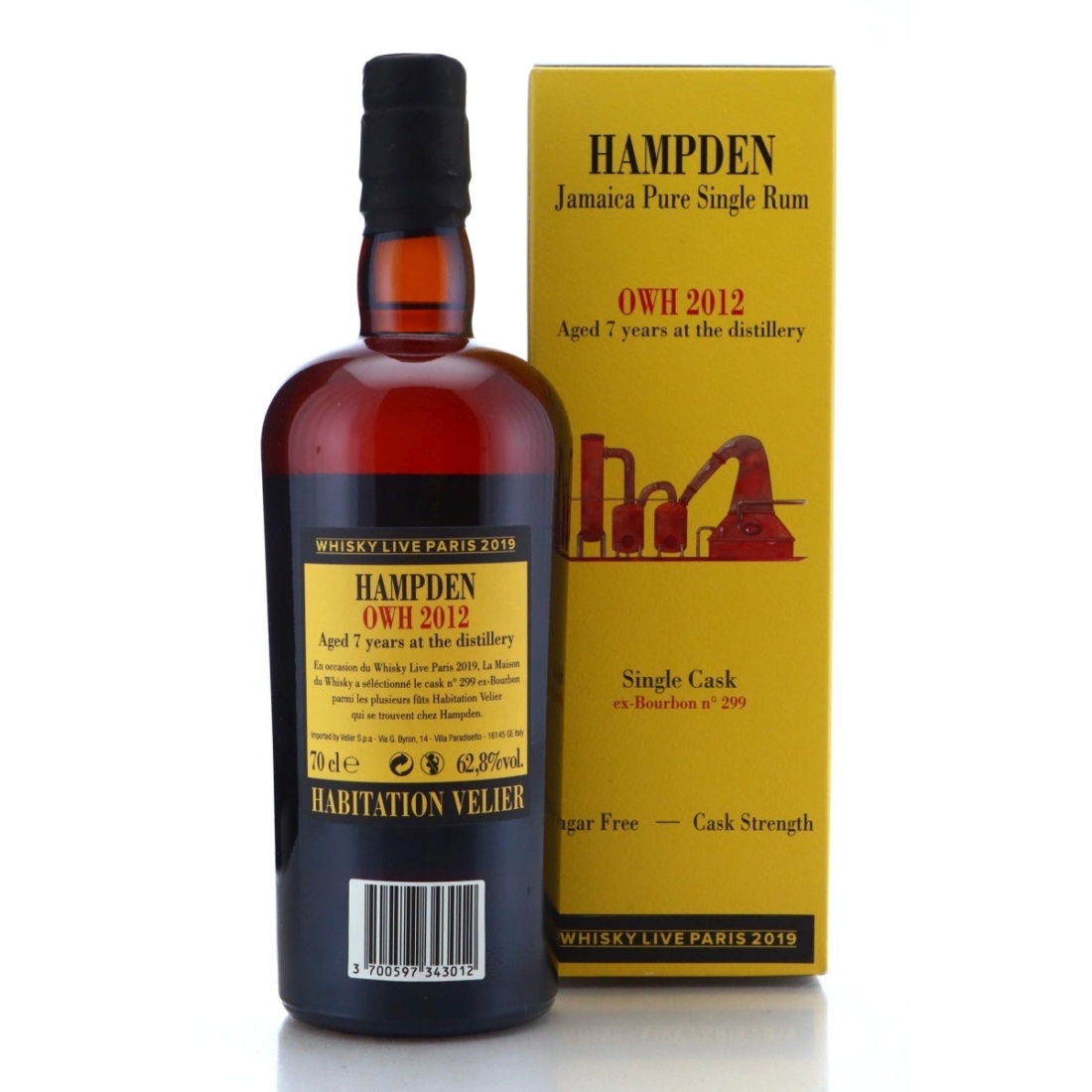 Image for Hampden OWH 2012 Habitation Velier 7 Year Old Single Cask