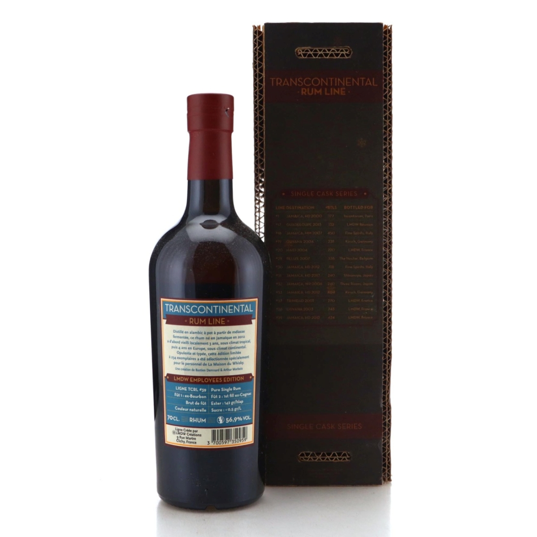 Image for Hampden 2012 Transcontinental Rum Line #39