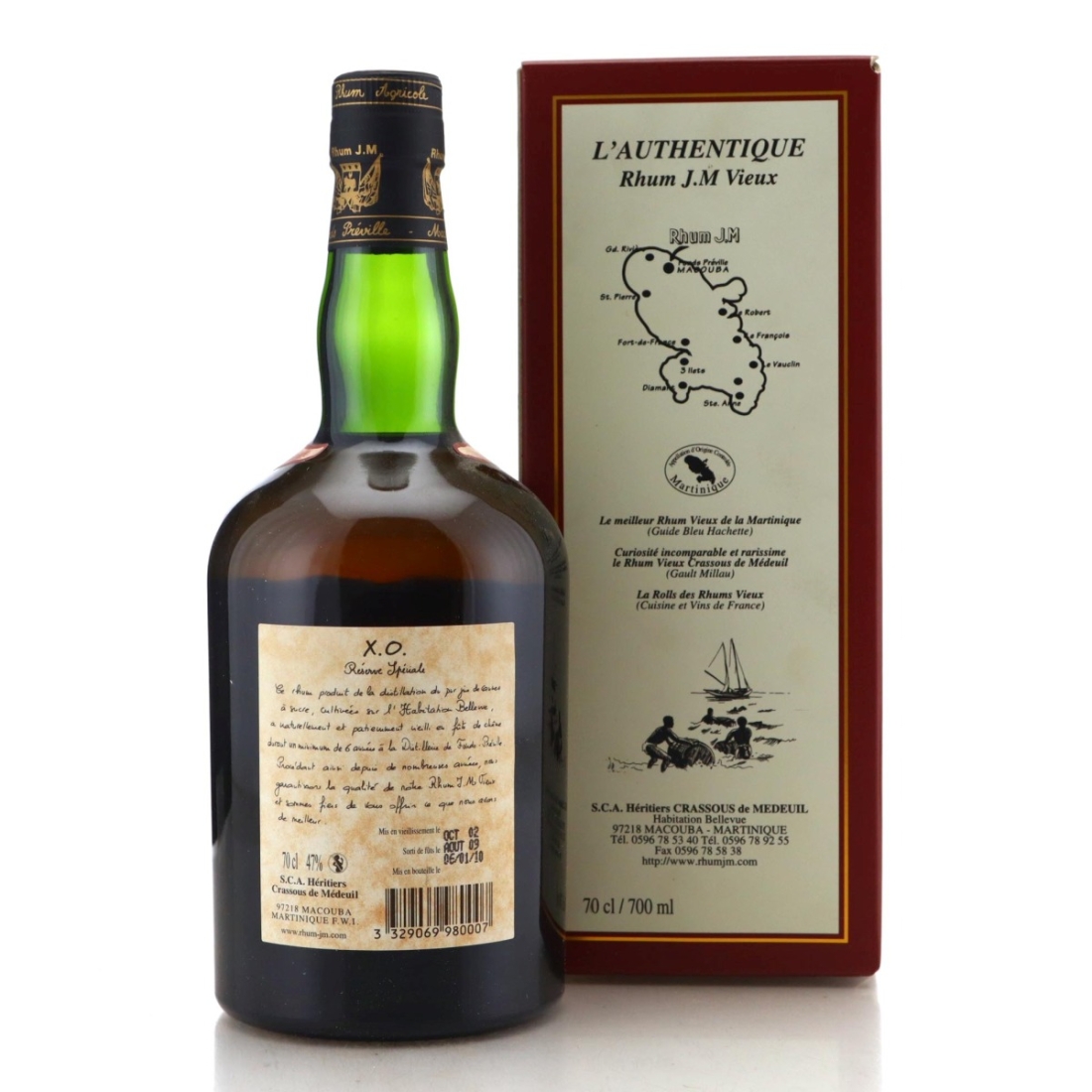 Image for Rhum J.M 2002 XO Réserve Spéciale