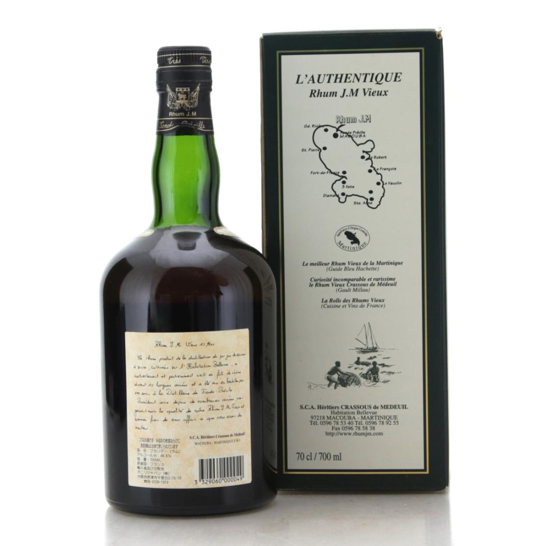 Image for Rhum J.M 1990 10 Year Old Rhum Vieux