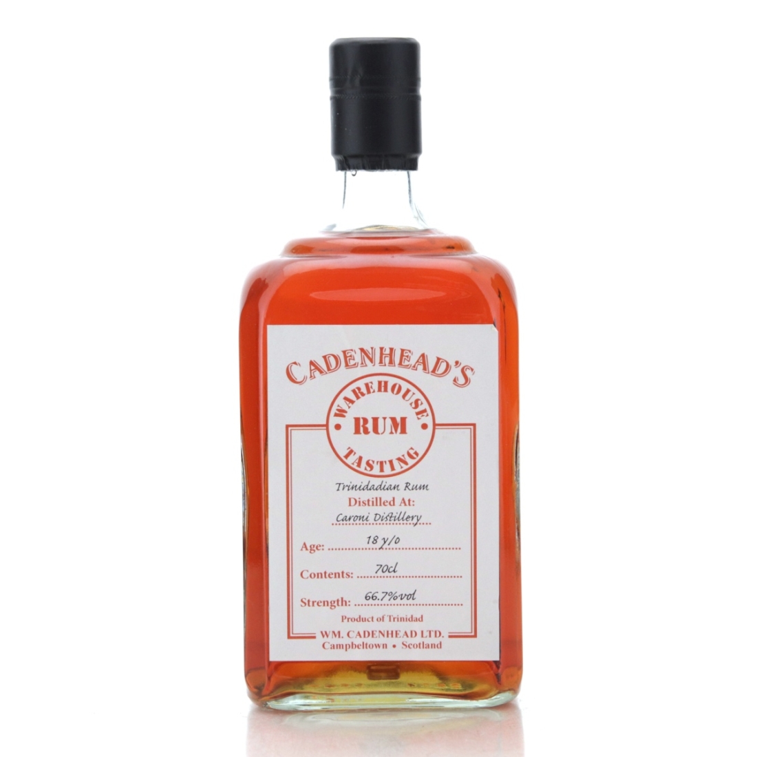 Image for Caroni Cadenhead's Warehouse Tasting 18 Year Old