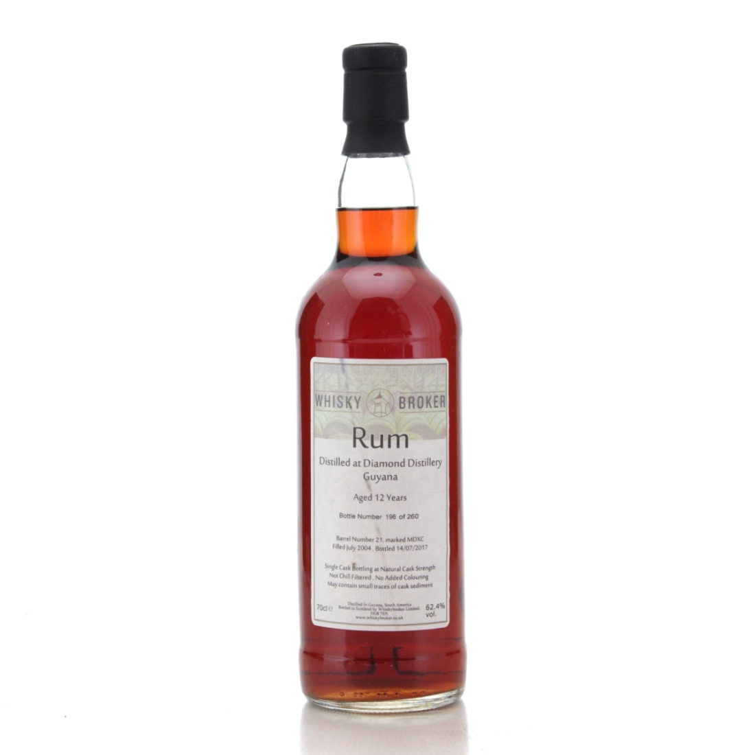 Image for Diamond MDXC 2004 Whisky Broker 12 Year Old