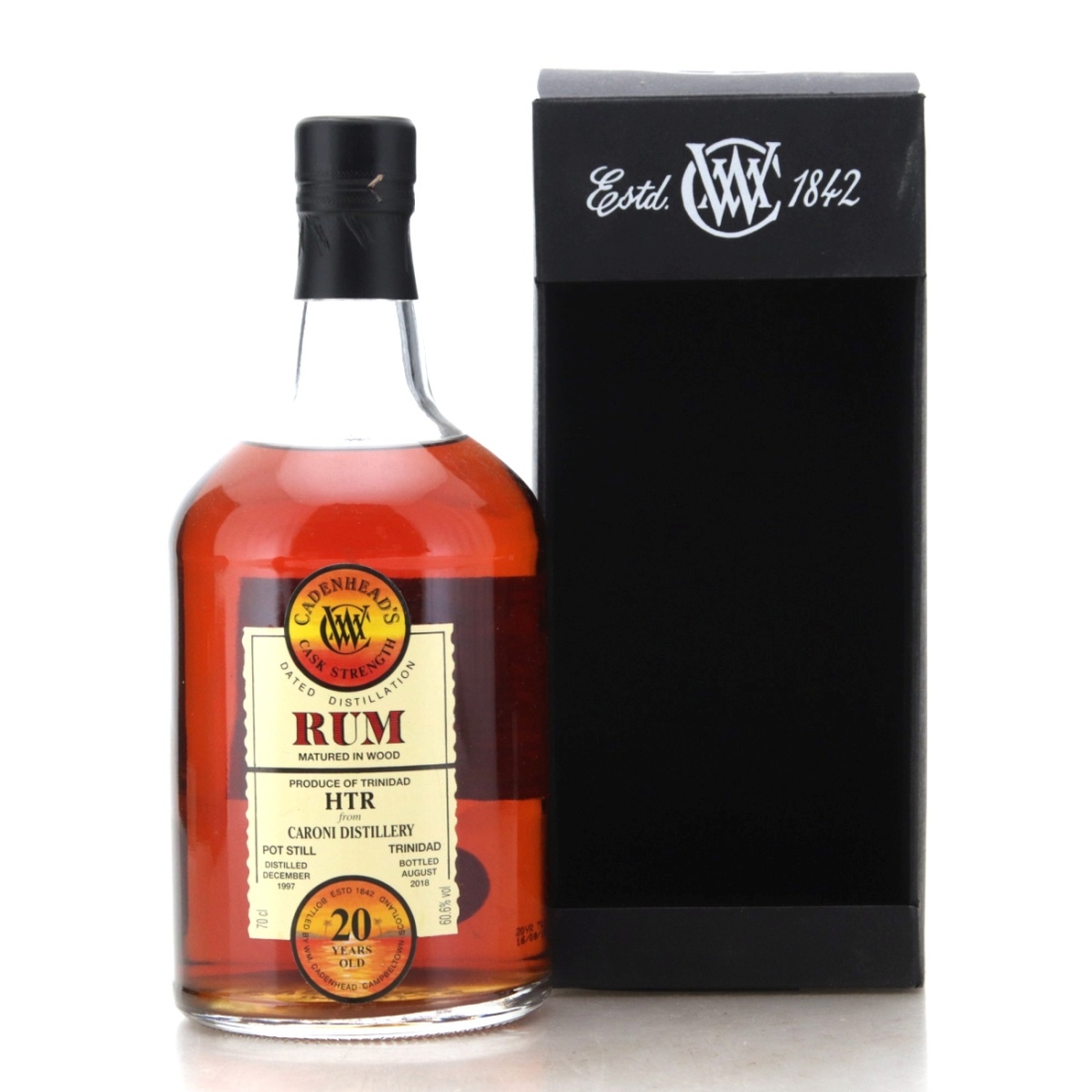 Image for Caroni HTR 1997 Cadenhead's Dated Distillation 20 Year Old