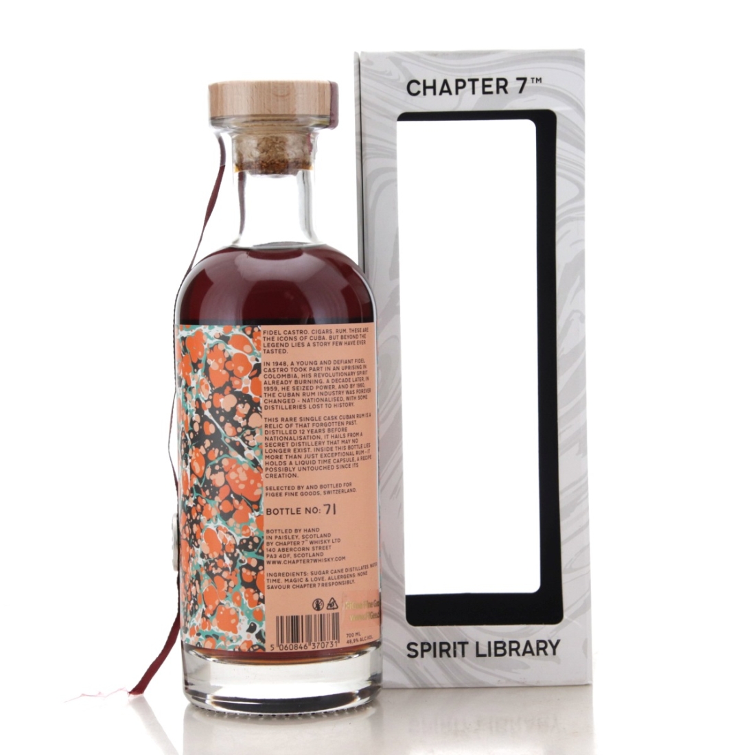 Image for Cuban Rum 1948 Spirits Library 76 Year Old