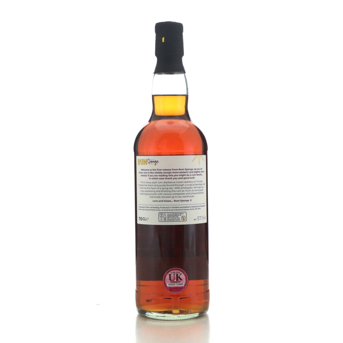 Caroni 1998 Rum Sponge 22 Year Old Edition No.1