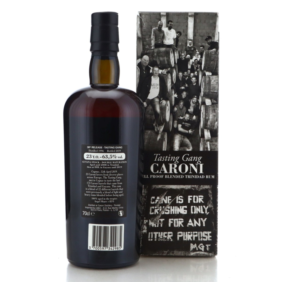 Image for Caroni 1996 Full Proof 23 Year Old Blended - Tasting Gang