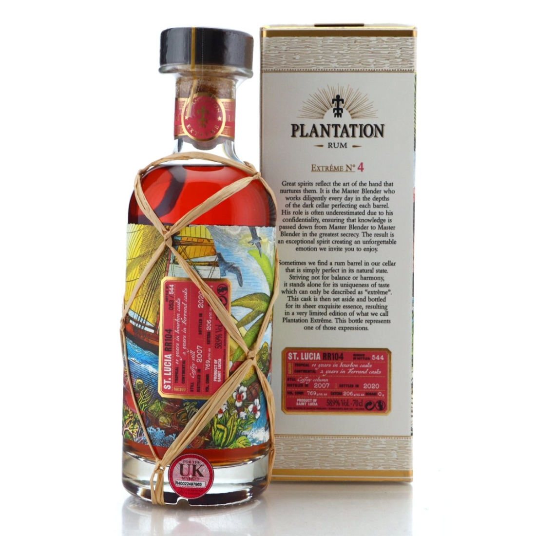 Image for St. Lucia 2007 Plantation 13 Year Old Extrême No.4