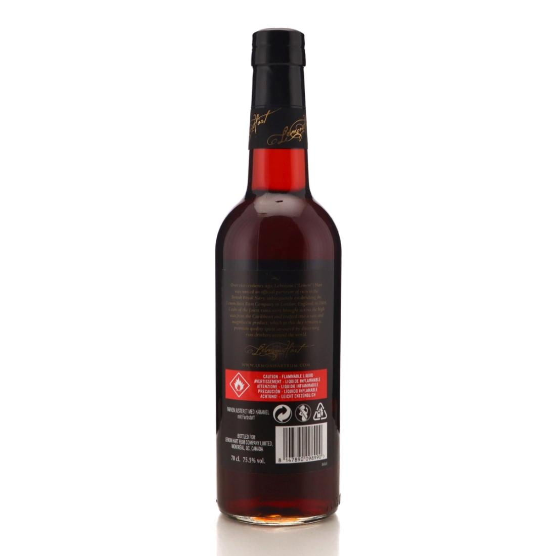 Image for Lemon Hart 151 Proof Demerara Rum