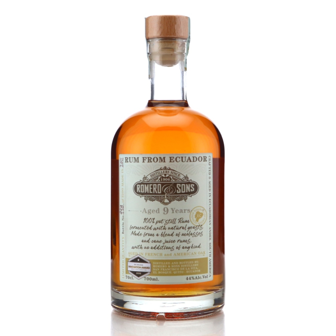 Image for Ecuador Rum 9 Year Old