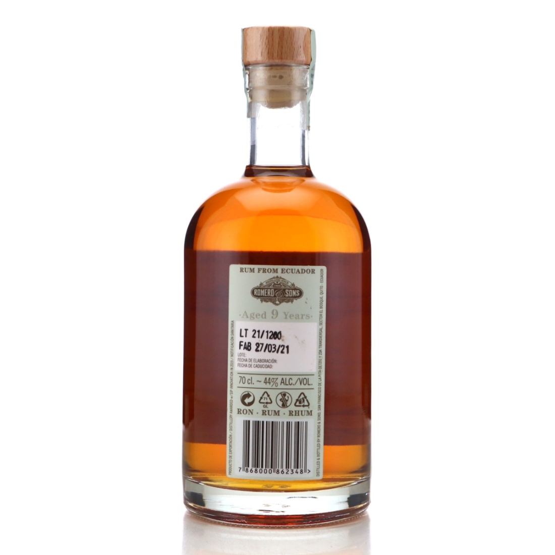 Image for Ecuador Rum 9 Year Old