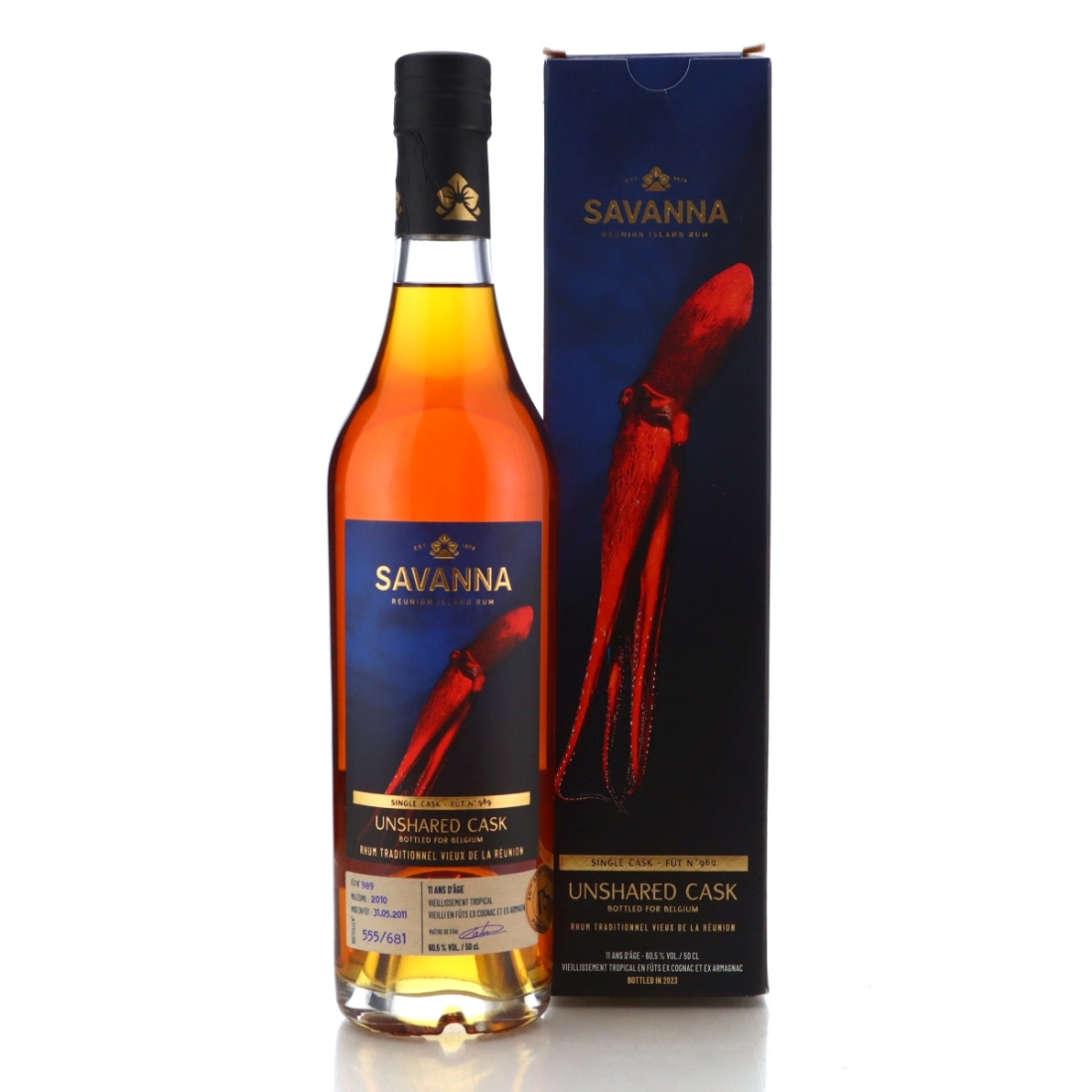Image for Savanna 2010 Unshared Cask 11 Year Old Rhum Traditionnel