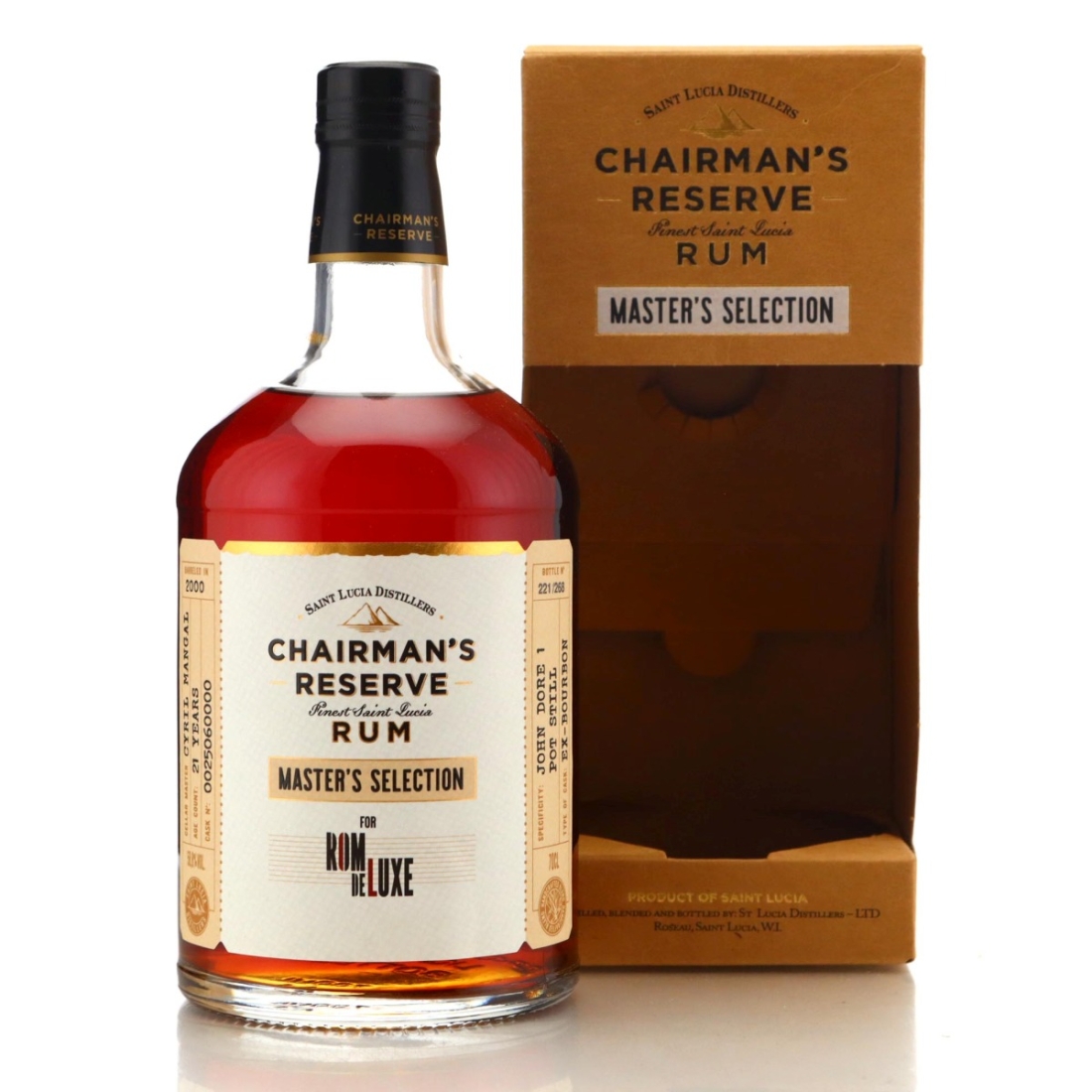 Image for Chairman's Reserve 2000 Master's Selection 21 Year Old
