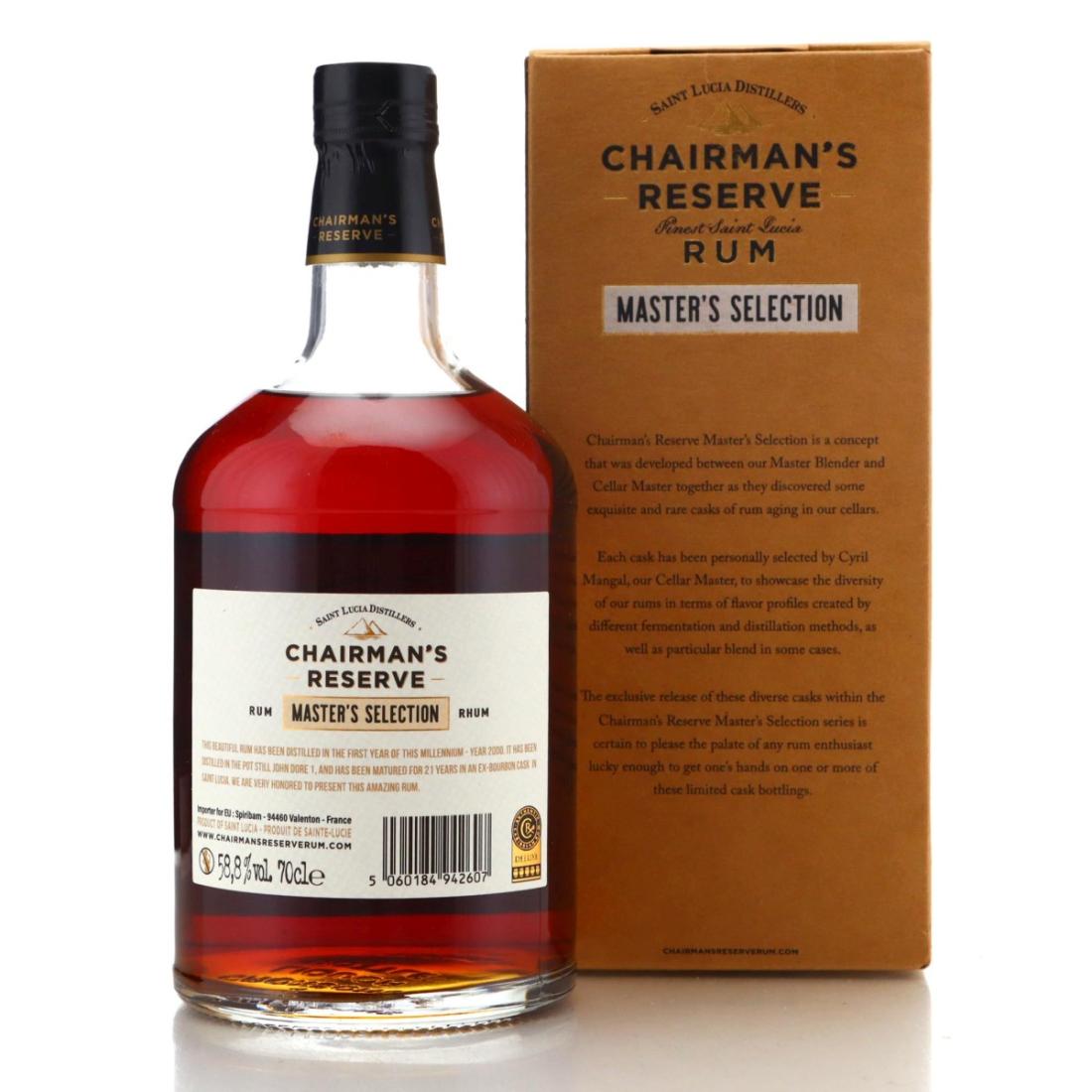Image for Chairman's Reserve 2000 Master's Selection 21 Year Old