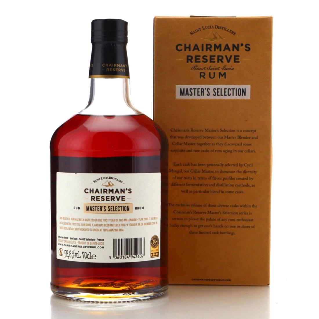 Image for Chairman's Reserve 2000 Master's Selection 21 Year Old