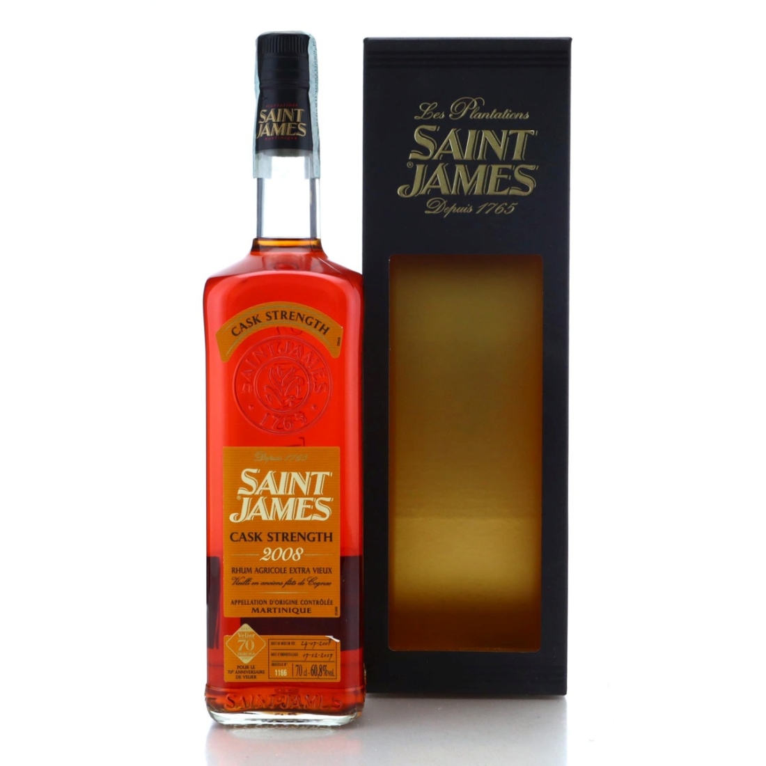 Image for Saint James 2008 Cask Strength - Velier 70th Anniversary