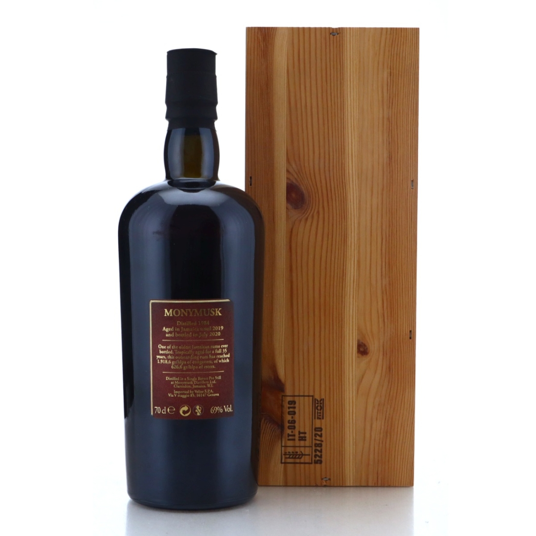 Image for Monymusk MMW 1984 Rum Sapiens 35 Year Old