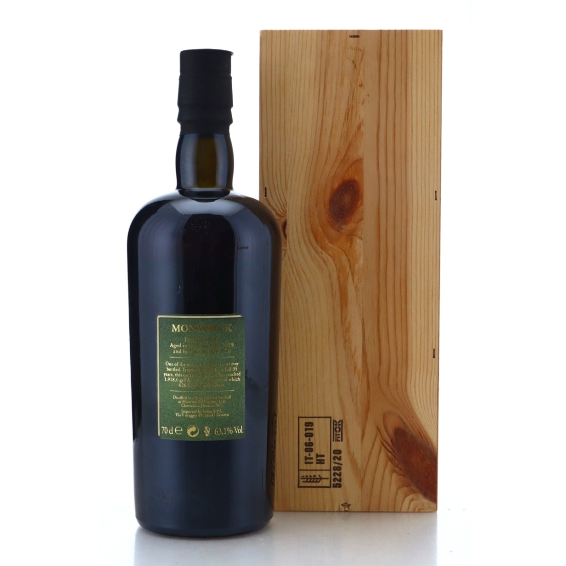 Image for Monymusk MMW 1984 Rum Sapiens 35 Year Old