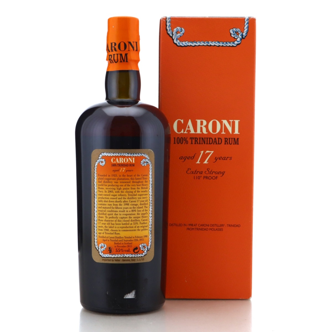 Image for Caroni 1998 100% Trinidad Rum 17 Year Old